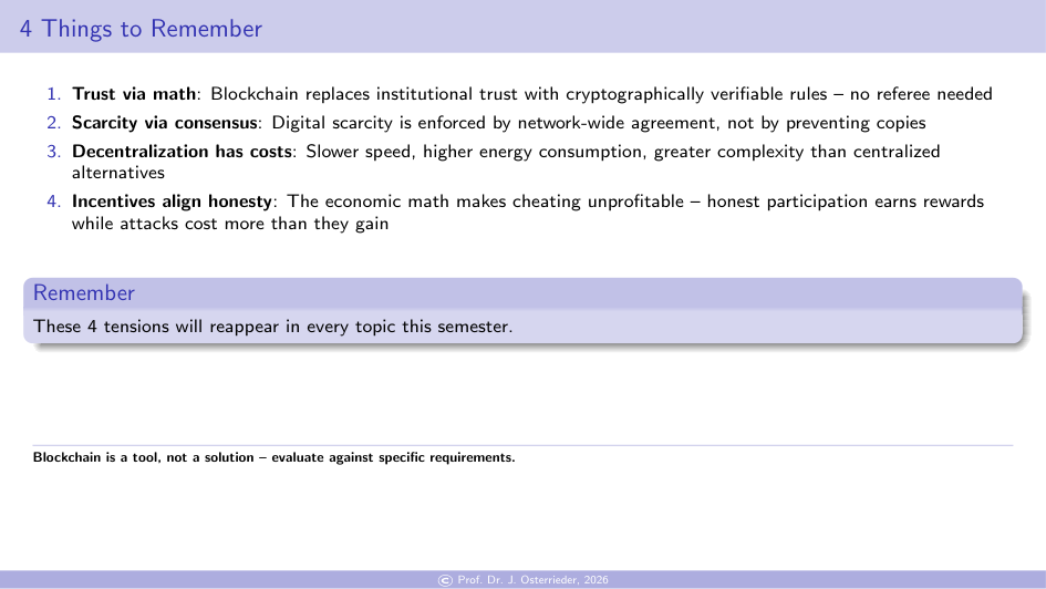 Slide 10: 4 Things to Remember