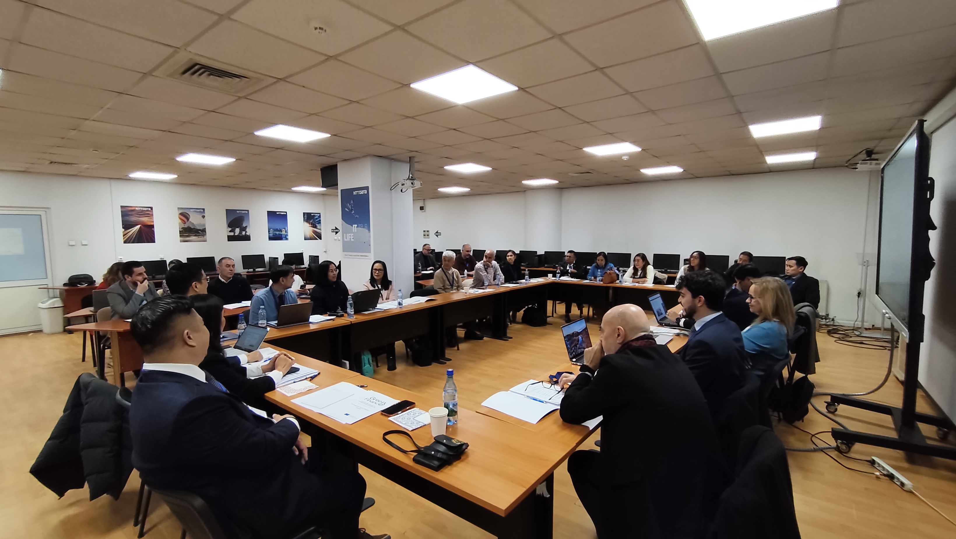 Plenary session at the Kick-Off Meeting, ULBS Sibiu