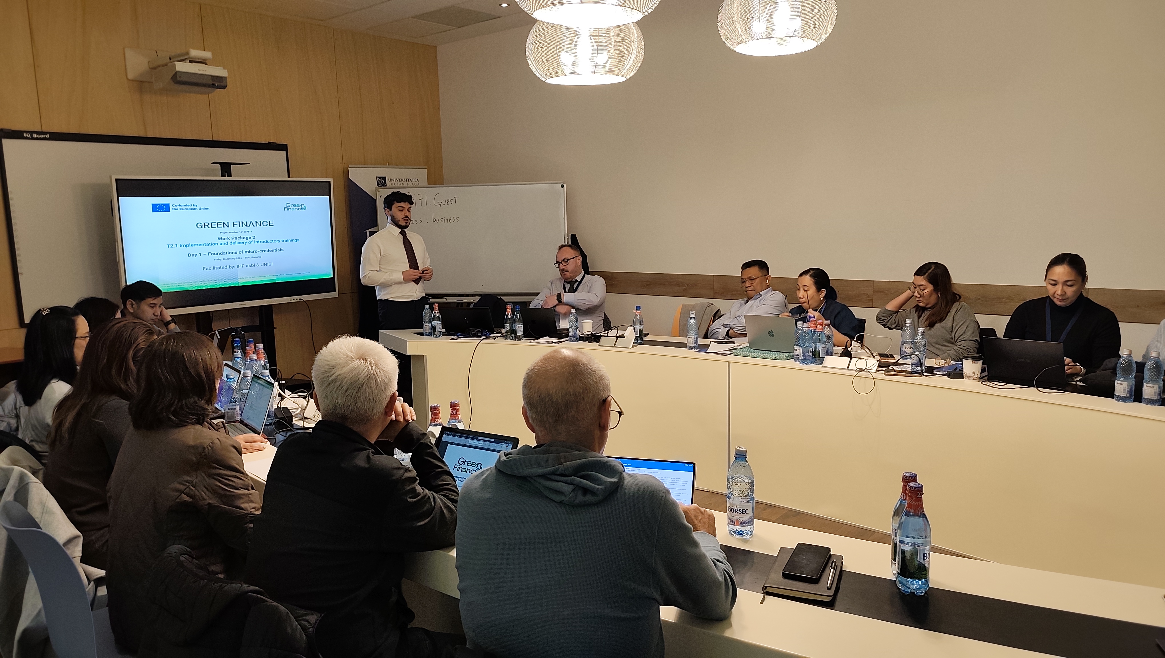 Curriculum development session, GREEN FINANCE Kick-Off, January 2026