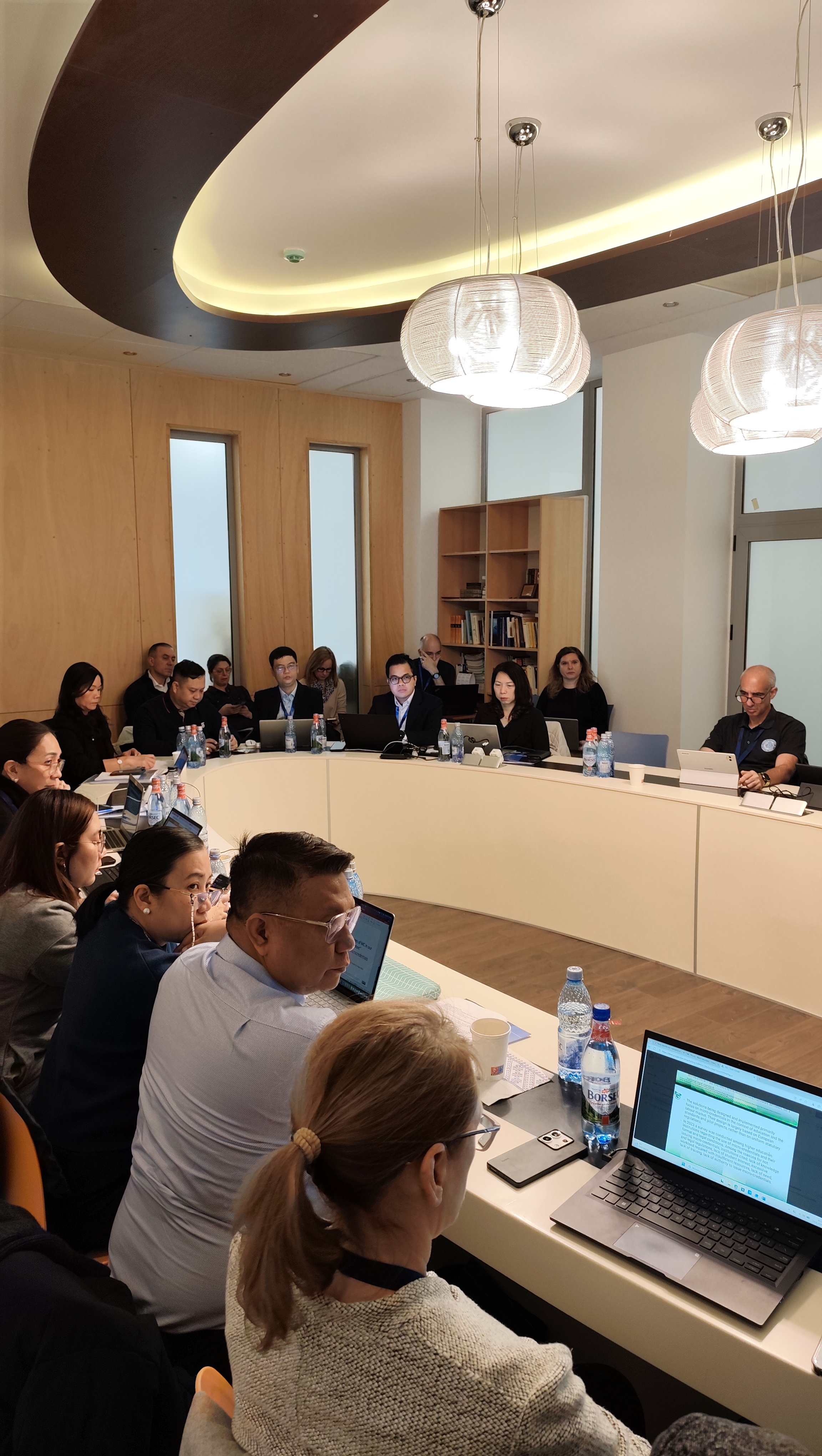 Partner representatives at the consortium meeting, Sibiu, January 2026