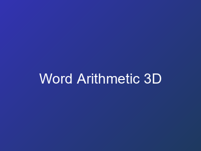 Word Embeddings 3D