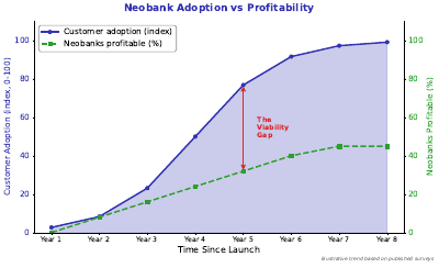 Neobank Adoption Vs Profitability