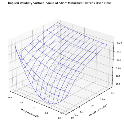 Volatility Surface Wireframe
