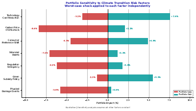 Transition Risk Sensitivity Tornado
